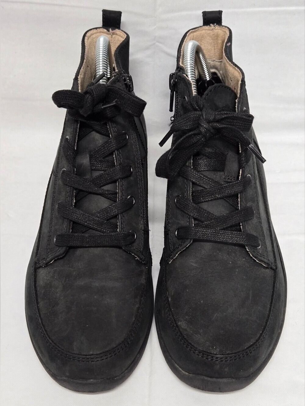 Vionic Shawna Water Repellent Lace Up Boots Shoes Style 8.5 Leather